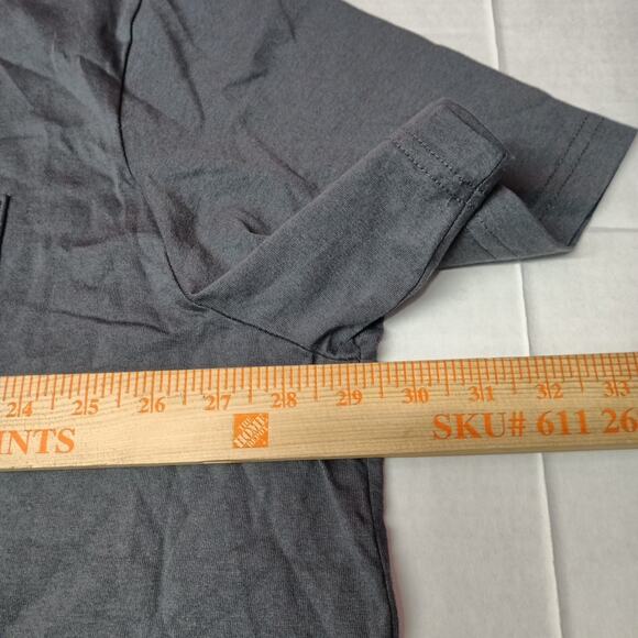 2 Brahma Short Sleeve Work T-Shirt 4XL 58-60 Gray Pocket Tee - Picture 5 of 8